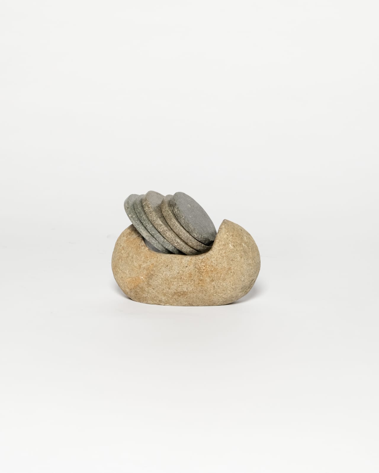 River Stone Coaster Set