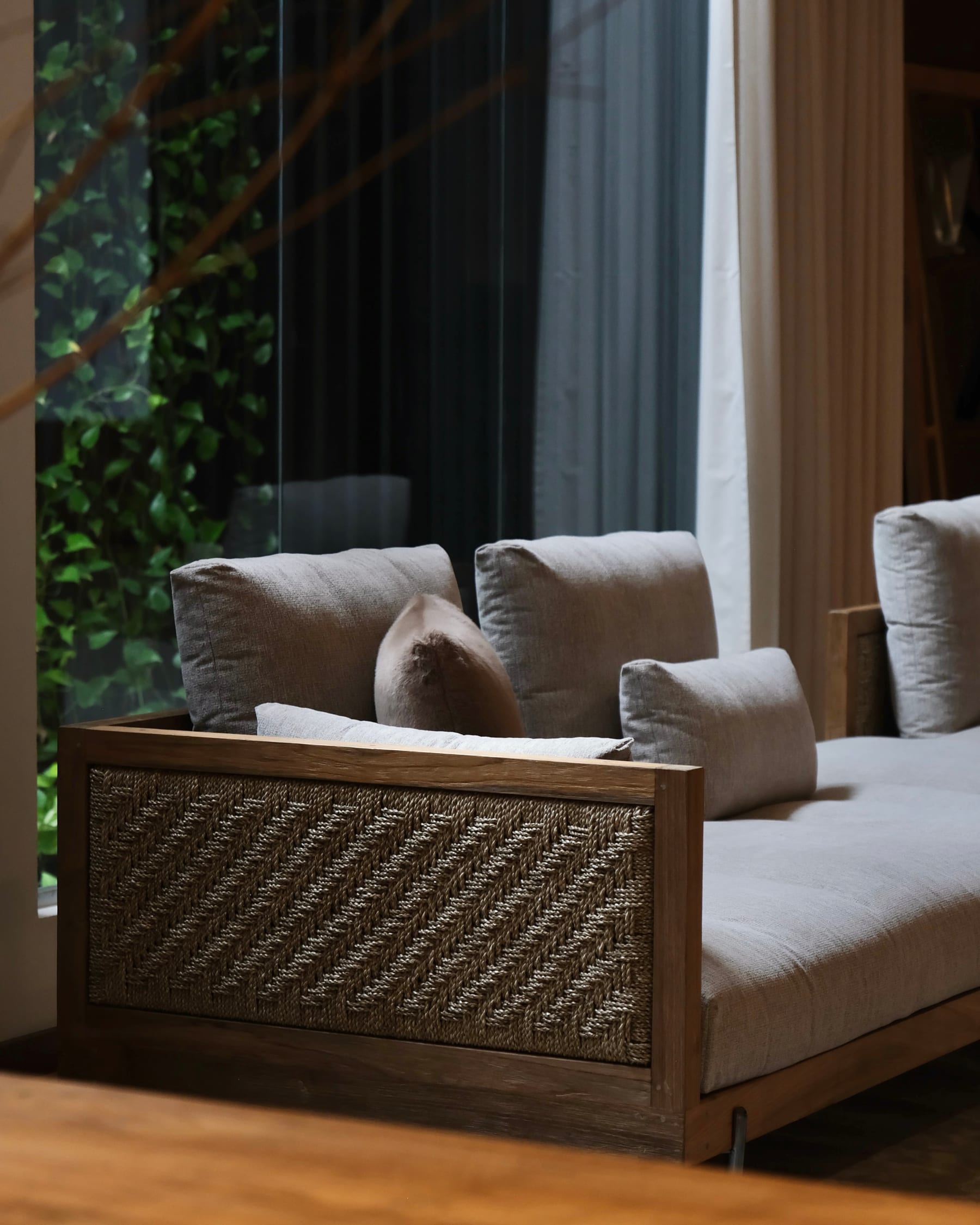 Sofa in an interior