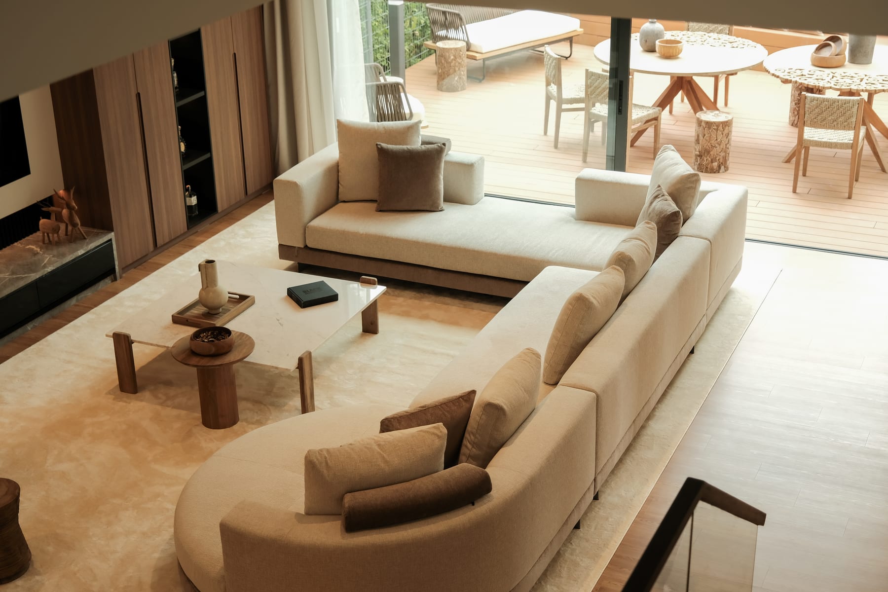 Sofa in an interior